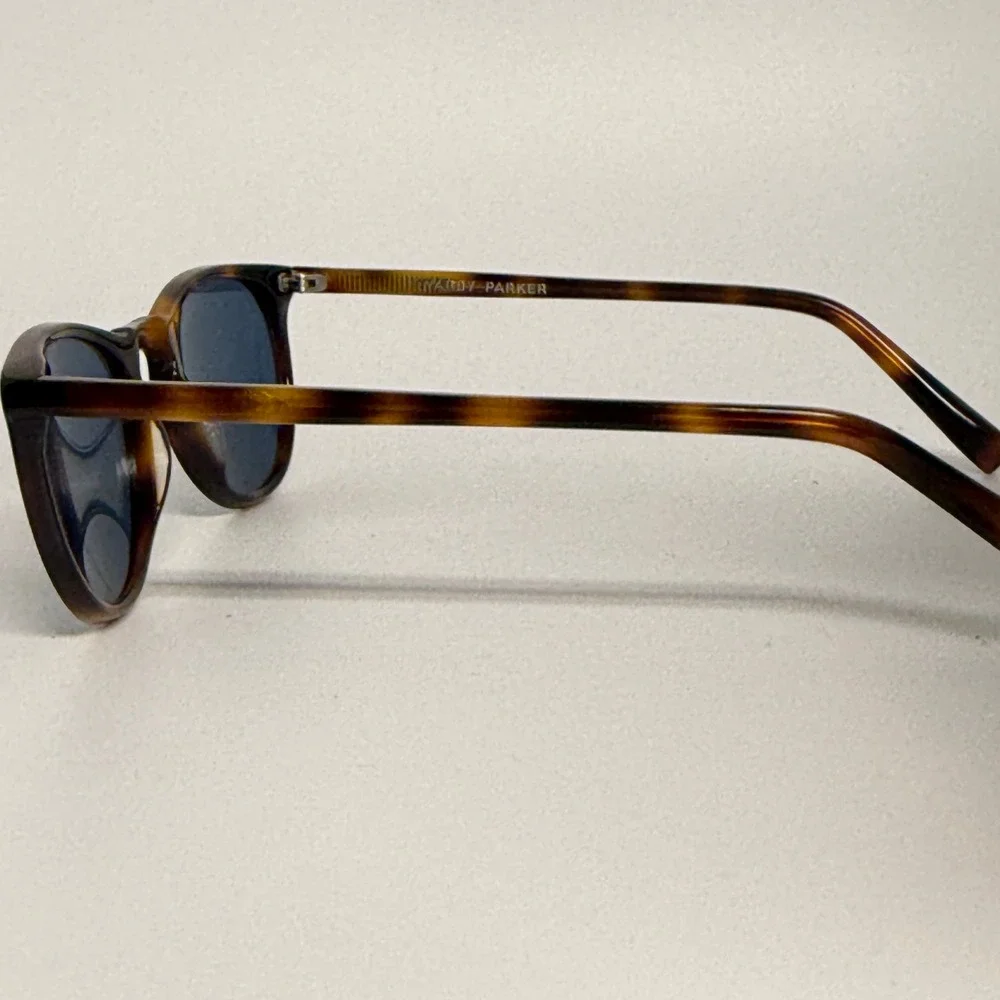 Warby Parker Haskell 215 Sunglasses Tortoise Blue‎ Lens 49-22-145 Eyewear